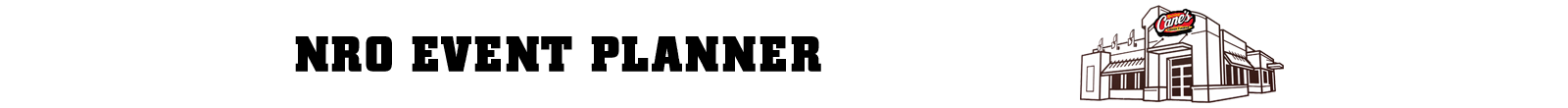 NRO EVENT PLANNER Banner